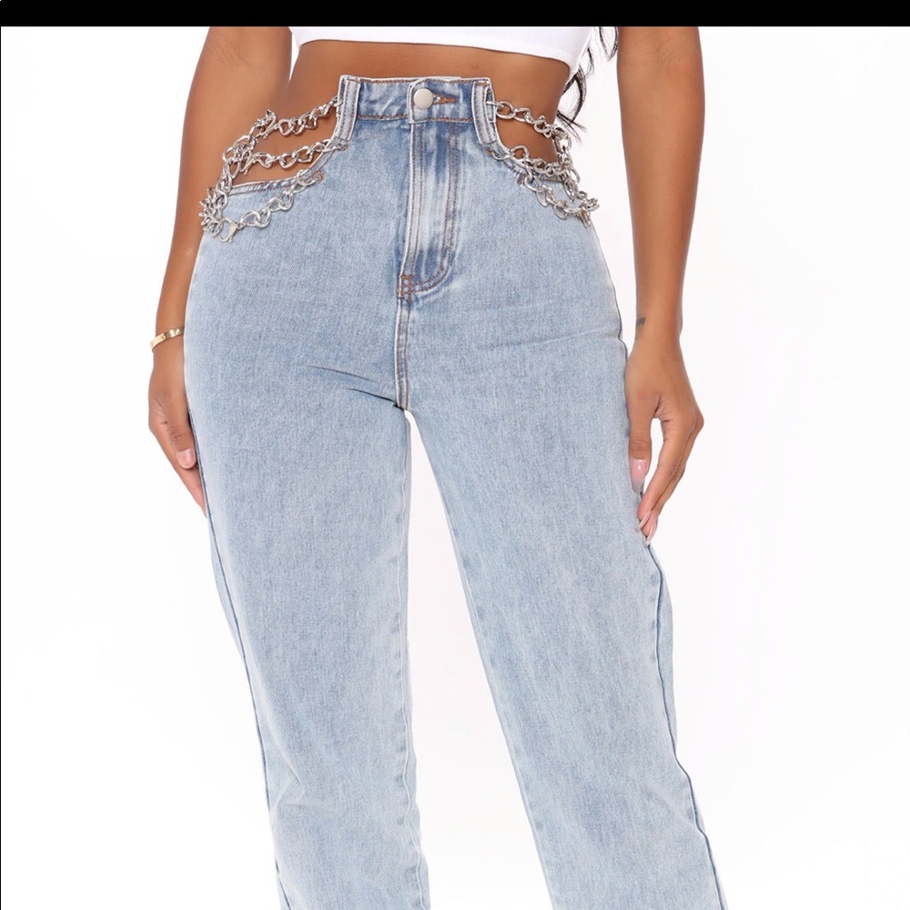 FashionNova Link by link Chain jeans